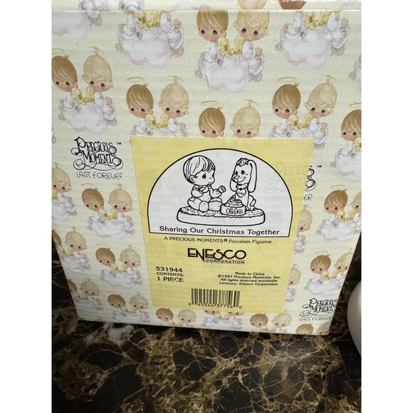 precious moments figurine Sharing Our Christmas Together - Picture 2 of 8